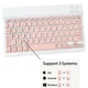 Чехол Magnet Flip Cover с Bluetooth - клавиатурой для Xiaomi Redmi Pad 2 Pro / Poco Pad M1 с мышкой pink - изображение 3