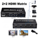 HDMI Matrix 2 на 2 4K 30 Hz для подключения телевизора монитора проектора и приставки - изображение 3