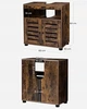 Szafka pod umywalkę ModernHome by Multistore regał komoda z regulowaną półką rustykalny Brąz (5903332070671) - obraz 7
