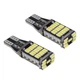 Світлодіодна автомобільна лампа T15 W16W LED 45SMD 4014 Canbus 12V 1200LM білий - зображення 2