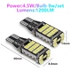 Світлодіодна автомобільна лампа T15 W16W LED 45SMD 4014 Canbus 12V 1200LM білий - зображення 4