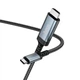 Кабель Hoco UA43, HDMI, 1.8 м., Сірий - 699940 - зображення 2