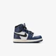 Дитячі шкіряні кросівки Jordan 1 Retro High OG "Midnight Navy" FD1413-401 сині з білим Розмір 23.5 - изображение 3