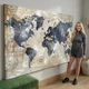 Картина на полотні з картою світу - «Platinum World Map» - 100х130 см - зображення 6