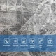 3D панель стінова самоклеюча у рулоні Sticker Wall SW-00002536 700х3080х2 мм камінь чорна - изображение 5