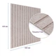 Декоративна панель Sticker Wall SW-00002707 600х600х9 мм цегла бежева - изображение 3