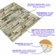 3D панель самоклеюча Sticker Wall SW-00003309 700х770х5 мм цегла - зображення 2