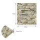 3D панель самоклеюча Sticker Wall SW-00003309 700х770х5 мм цегла - зображення 3