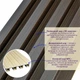 Декоративна рейка Sticker Wall SW-00001537 3000х165х23 мм дерево - зображення 2