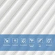 3D панель самоклеюча Sticker Wall SW-00002877 500х500х5 мм дерево біла - изображение 4