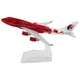 Колекційна металева лита модель пасажирського літака 1:400 Boeing 747 Malaysia Airlines 16 см - зображення 8