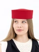 Шляпа таблетка коттоновая D.Hats цвет красный - изображение 1