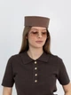 Шляпа таблетка коттоновая D.Hats цвет коричневый - изображение 3