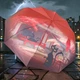Жіноча парасолька автомат Rainwalker Cats R4054 Red на 9 спиць - зображення 3