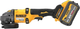Кутова шліфувальна машина DeWalt 54V XR FLEXVOLT 125 мм з 2 акумуляторами 9 Аг (DCG418SHDX2-QW) - зображення 1
