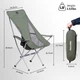 Складне крісло Naturehike CNK2300JU0003 зелене з підлокітниками для туризму та кемпінгу (6976023929472) - зображення 3