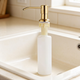 Дозатор для моющего средства врезной в мойку Mixxus DIS-01.SUS Brushed Gold SUS304 300 мл (матовое золото) (MI - изображение 3
