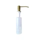 Дозатор для моющего средства врезной в мойку Mixxus DIS-01.SUS Brushed Gold SUS304 300 мл (матовое золото) (MI - изображение 4