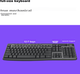 Комплект бездротовий Logitech MK370 Wireless/Bluetooth Black - зображення 6