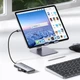 USB-хаб UGREEN CM480 USB-C to 2×USB 3.2+2×USB-C Adapter 10G Space Gray (30758) - зображення 3