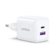 Мережевий зарядний пристрій UGREEN X516 30W 2-Port GaN Fast Charger White (65015) - зображення 1