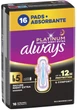 Гигиенические прокладки Always Platinum Secure Night Extra Размер 5 16 шт (8700216452885) - изображение 2