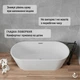 Ванна акриловая Helmken Luminara 150x75 см 31260150 - изображение 4