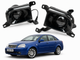 Противотуманные LED фары линзованные для Chevrolet Lacetti,Лачетти, 120W управление с телефона - изображение 1