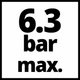 Szlifierka mimośrodowa pneumatyczna Einhell TC-PE 150 4133330 (4006825640038) - obraz 5