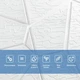 Панель стінова 3D 700х690х5мм SW-00003306 - зображення 4