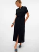 Платье-рубашка длинное летнее женское Vero Moda 10297365 XS Black (5715518300102) - изображение 4