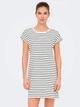 Платье-футболка короткое летнее женское ONLY 15371938 L Cloud Dancer (5715871525495) - изображение 1