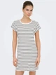 Платье-футболка короткое летнее женское ONLY 15371938 L Cloud Dancer (5715871525495) - изображение 4