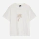 Футболка хлопковая женская Vero Moda 10343547 XL Snow White/Palm (5715871616209) - изображение 5