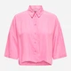 Рубашка женская ONLY 15307870 S Begonia Pink (5715429255133) - изображение 6
