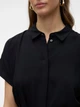 Платье-рубашка короткое летнее женское Vero Moda 10302043 XS Black (5715518303189) - изображение 5