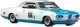 Model samochodu Mattel Hot Wheels Premium Boulevard 1966 Chevrolet Corvair Yenko Stinger Biało-czarny HRT69 (194735185542) - obraz 5