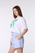 Футболка с короткими рукавами женская S цвет белый YUKI ЦБ-00290294 - изображение 3