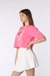 Футболка с короткими рукавами женская XS цвет фуксия YUKI ЦБ-00290293 - изображение 3