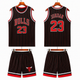 Форма баскетбольная детская NBA клуб Chicago Bulls 23 BA-6603 Черный-красный L рост 128-134 - изображение 1