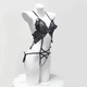 Сексуальное ажурное боди с доступом Бабочка Черный One size - изображение 6