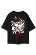 Футболка оверсайз чоловіча Itachi v.5 Black XL - зображення 2