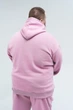 Худі оверсайз чоловічий Plus Size Pink 3XL - зображення 2