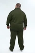 Свитшот на молнии мужской Plus Size Khaki 8XL - изображение 3