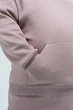 Худі оверсайз чоловічий Plus Size Beige 8XL - зображення 4