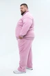 Свитшот на молнии мужской Plus Size Pink 3XL - изображение 2
