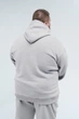 Худи оверсайз мужской Plus Size Grey 6XL - изображение 3