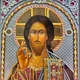 Венчальная пара "Богородица Казанская и Исус Христос" на стекле в белой раме 26х23 см - изображение 6