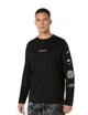 Беговой лонгслив мужской ASICS FujiTrail Logo LS Top 2011D525-001 Performance Black/Carrier Grey/Cool Grey M - изображение 1