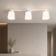 Люстра стельова MSK Electric Dublin на три плафони під лампи Е27 біла NL 16610-3 WH - зображення 1